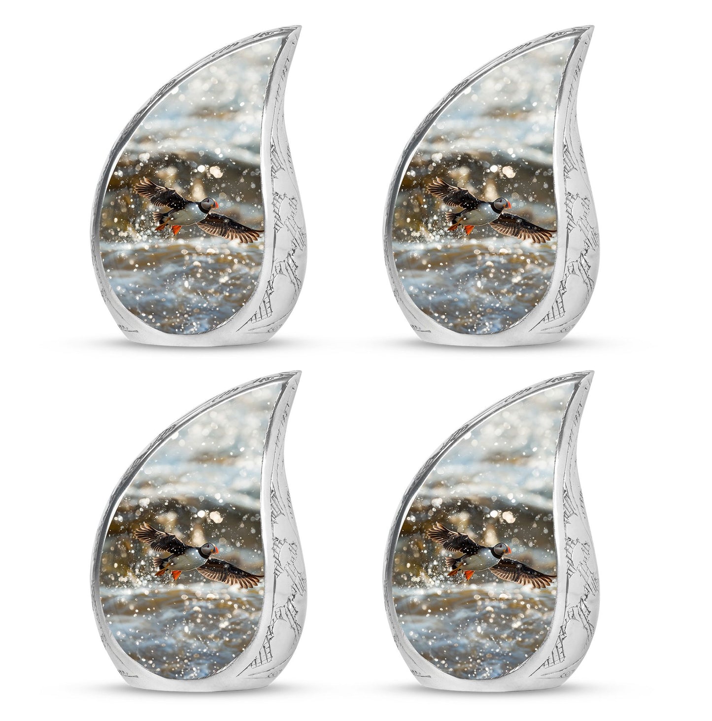 Personalized Bird Keepsake Urn for Dad - 10-inch, 200 cu in - Yatskia