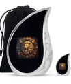 Lion Spiritual Memorial Urns for Ashes - Leo Ashes Cremation Urn For Men