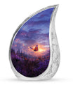 Monarch Butterfly Cremation Urn For Ashes - Purple Urns For Funeral