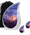 Monarch Butterfly Cremation Urn For Ashes - Purple Urns For Funeral