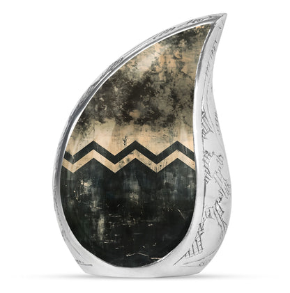 Personalized Artistic Cremation Urn for Human Ashes - 10-inch, 200 cu in - Yatskia