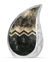 Zigzag Urn For Human Ashes Memorial - Customized Cremation Ashes Urn