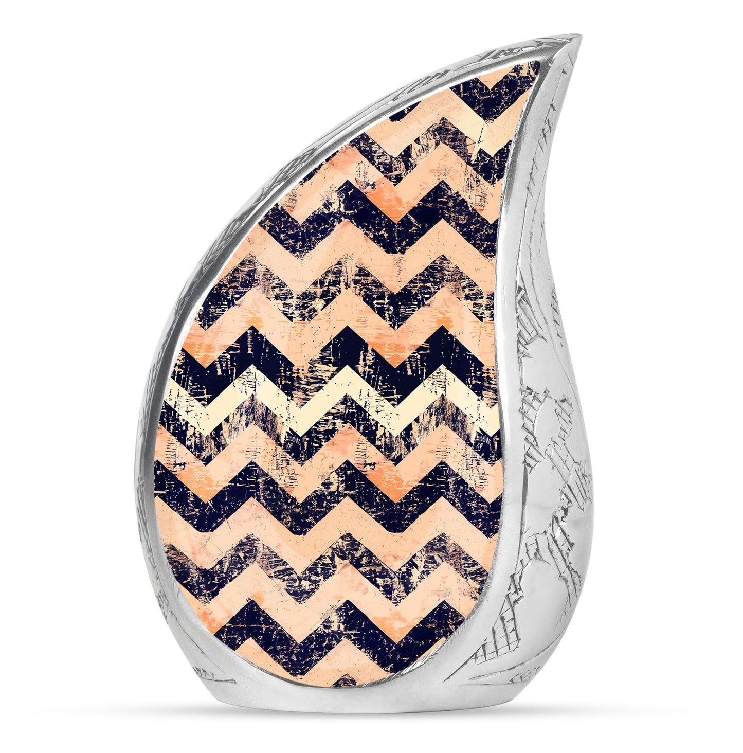 Personalized Artistic Cremation Urn for Adult Male - 10-inch, 200 cu in - Yatskia