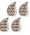 Zigzag Pattern Urn For Adult Male & Female - Zigzag Funeral Urn For Ashes