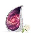 Galaxy Funeral Urn For Dad And Mom - Red Funeral Urn For Ashes