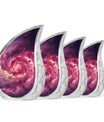 Galaxy Funeral Urn For Dad And Mom - Red Funeral Urn For Ashes