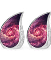 Galaxy Funeral Urn For Dad And Mom - Red Funeral Urn For Ashes