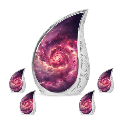 Personalized Galaxy Cremation Urn for Dad - 10-inch, 200 cu in - Yatskia