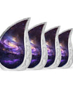 Purple Galaxy Memorial Urn For Funeral - Vast Galaxy Urn For Ashes