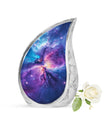 Cosmos Galaxy Urn For Male & Female - Galaxy Cremation Memorial Urn