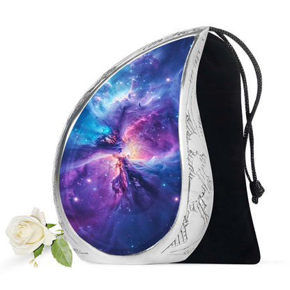 Personalized Galaxy Cremation Urn for Human Ashes - 10-inch, 200 cu in - Yatskia