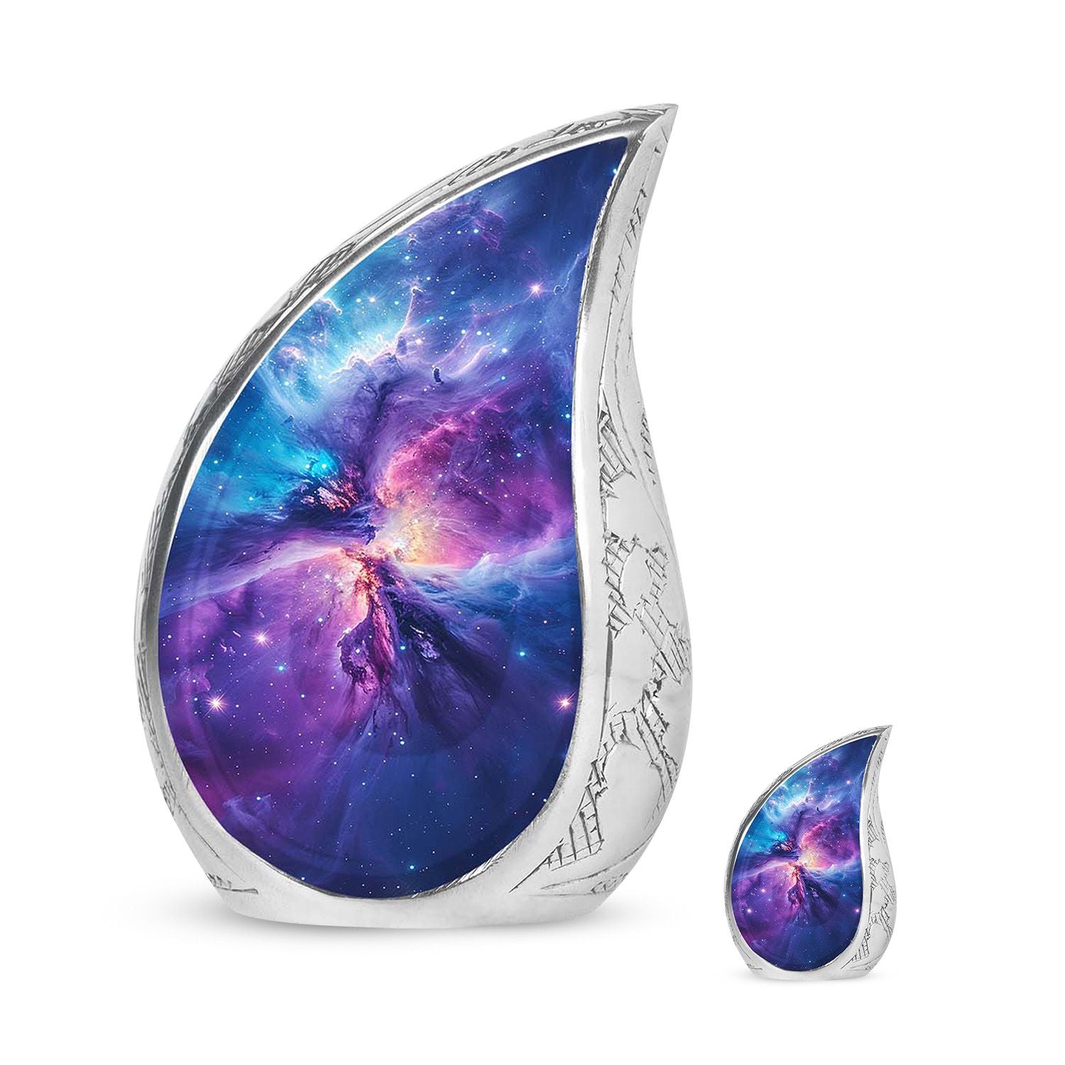 Cosmos Galaxy Urn For Male & Female - Galaxy Cremation Memorial Urn