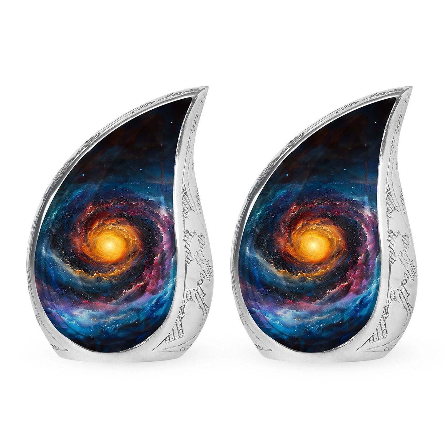 Personalized Galaxy Memorial Urn for Mom - 10-inch, 200 cu in - Yatskia