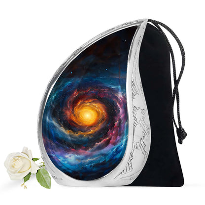 Personalized Galaxy Memorial Urn for Mom - 10-inch, 200 cu in - Yatskia