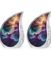 Galaxy Abstract Urn For Funeral - Abstract Space Urn For Adult Human Ashes