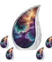 Galaxy Abstract Urn For Funeral - Abstract Space Urn For Adult Human Ashes