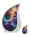 Galaxy Abstract Urn For Funeral - Abstract Space Urn For Adult Human Ashes
