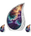 Galaxy Abstract Urn For Funeral - Abstract Space Urn For Adult Human Ashes