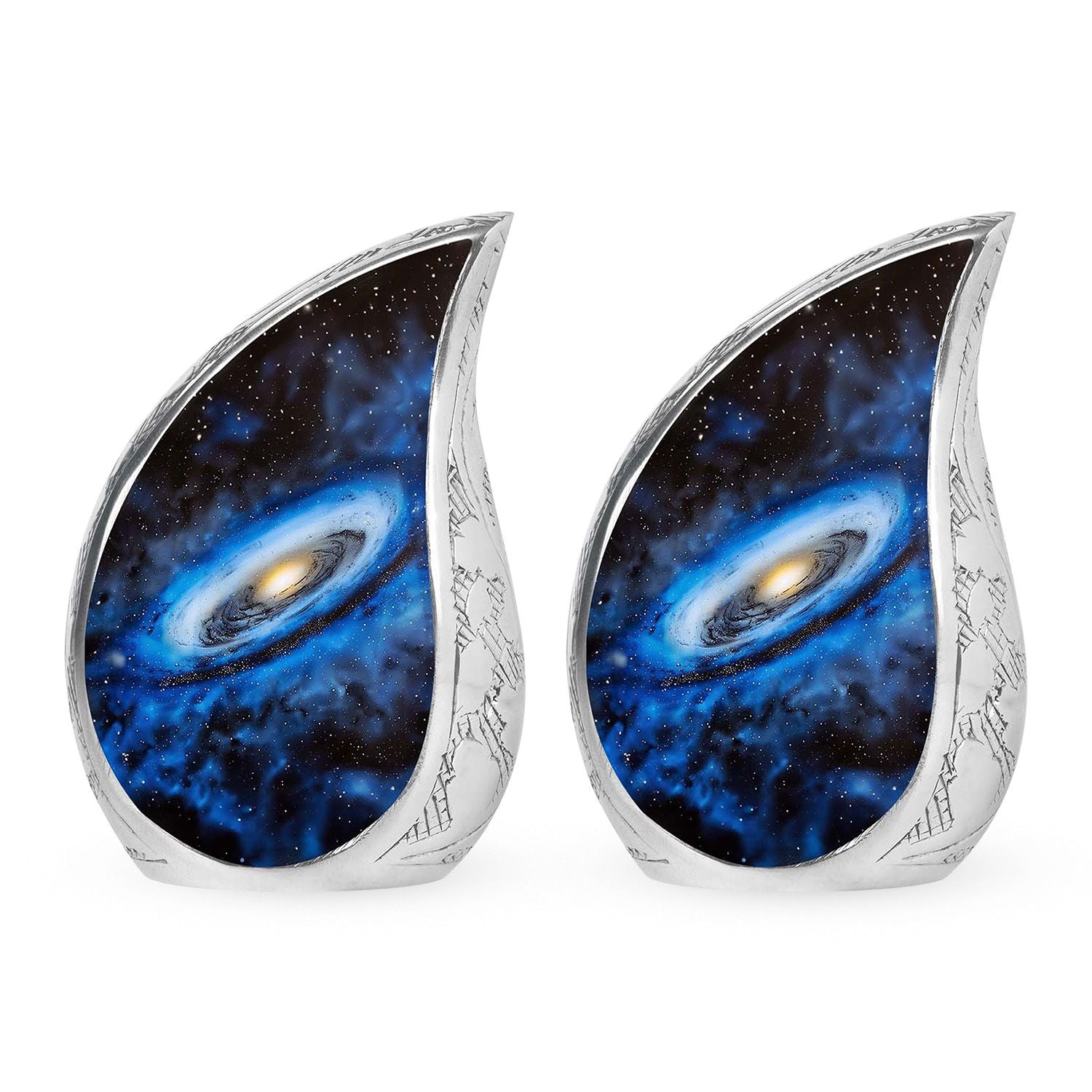 Galaxy Memorial Ashes Urn For Funeral - Artistic Galaxy Cremation Urn