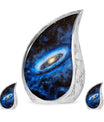 Galaxy Memorial Ashes Urn For Funeral - Artistic Galaxy Cremation Urn