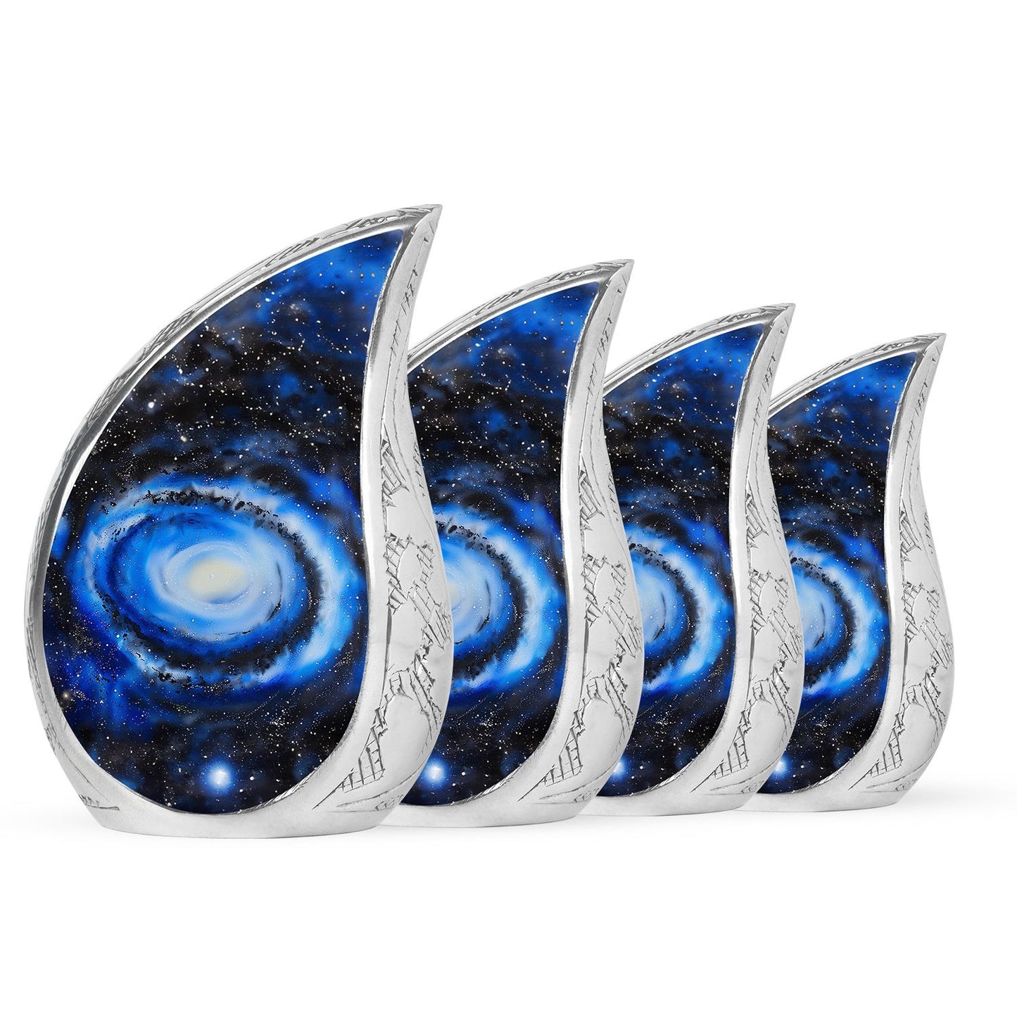 Personalized Galaxy Cremation Urn for Human Ashes - 10-inch, 200 cu in - Yatskia