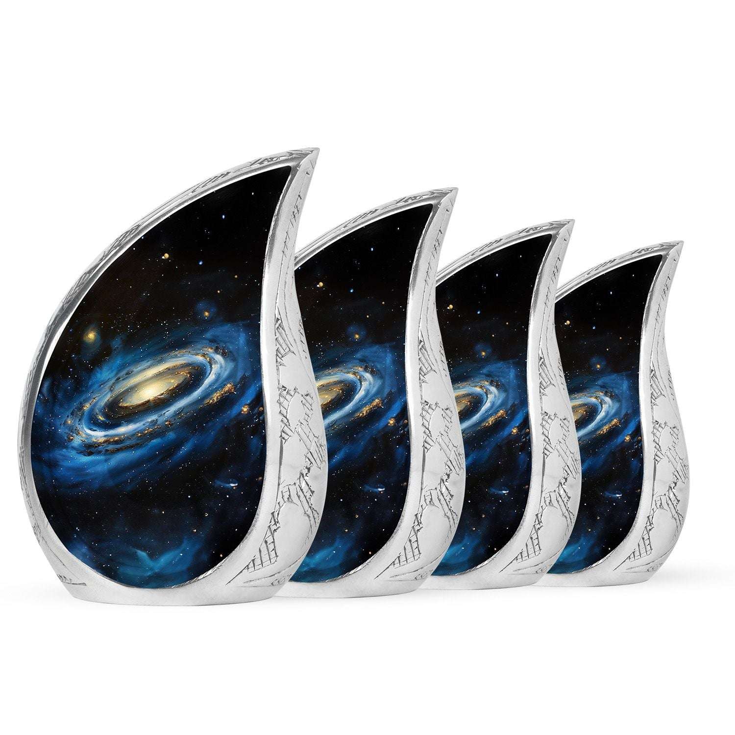 Milky Way Galaxy Funeral Urns For Ashes - Outer Space Memorial Urn