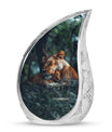 Lioness And Cub Cremation Urn For Adults - Lion Urns For Men & Women