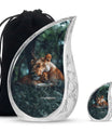 Lioness And Cub Cremation Urn For Adults - Lion Urns For Men & Women