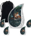 Lioness And Cub Cremation Urn For Adults - Lion Urns For Men & Women