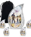 Artistic Fishing Cremation Ashes Urns - Father & Daughter Memorial Urn