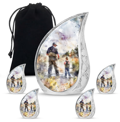 Personalized Fish Cremation Urn for Pet Ashes - 10-inch, 200 cu in - Yatskia