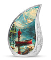 Fishing Boat Memorial Urn For Ashes - Artistic Cremation Urn For Funeral