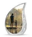 Father & Son Fishing Memorial Urn - Funeral Urns For Human Ashes