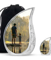 Father & Son Fishing Memorial Urn - Funeral Urns For Human Ashes