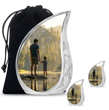 Father & Son Fishing Memorial Urn - Funeral Urns For Human Ashes