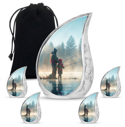 Personalized Fish Cremation Urn for Pet Ashes - 10-inch, 200 cu in - Yatskia