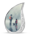 Fishing Memorial Urn For Fathers - Fishermen Cremation Urn For Funeral