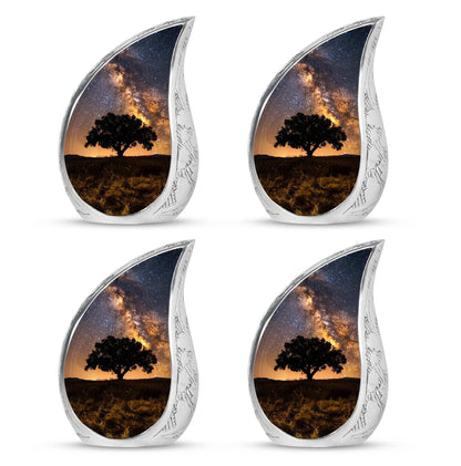 Starry Night Urn Keepsake For Ashes - Tree of life Large Funeral Urn