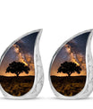Starry Night Urn Keepsake For Ashes - Tree of life Large Funeral Urn