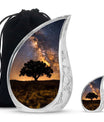 Starry Night Urn Keepsake For Ashes - Tree of life Large Funeral Urn