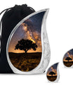 Starry Night Urn Keepsake For Ashes - Tree of life Large Funeral Urn