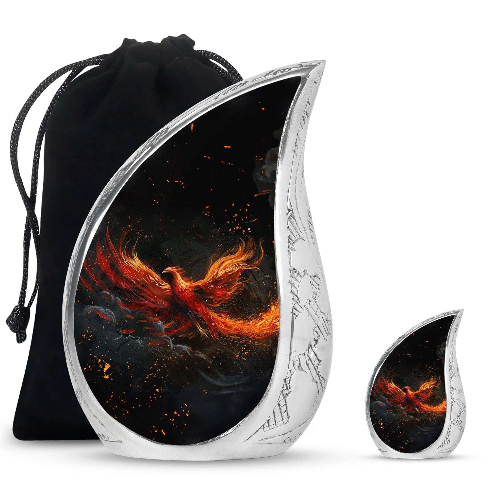 Phoenix Urn For Human Ashes - Phoenix Urn For Adult Male & Female