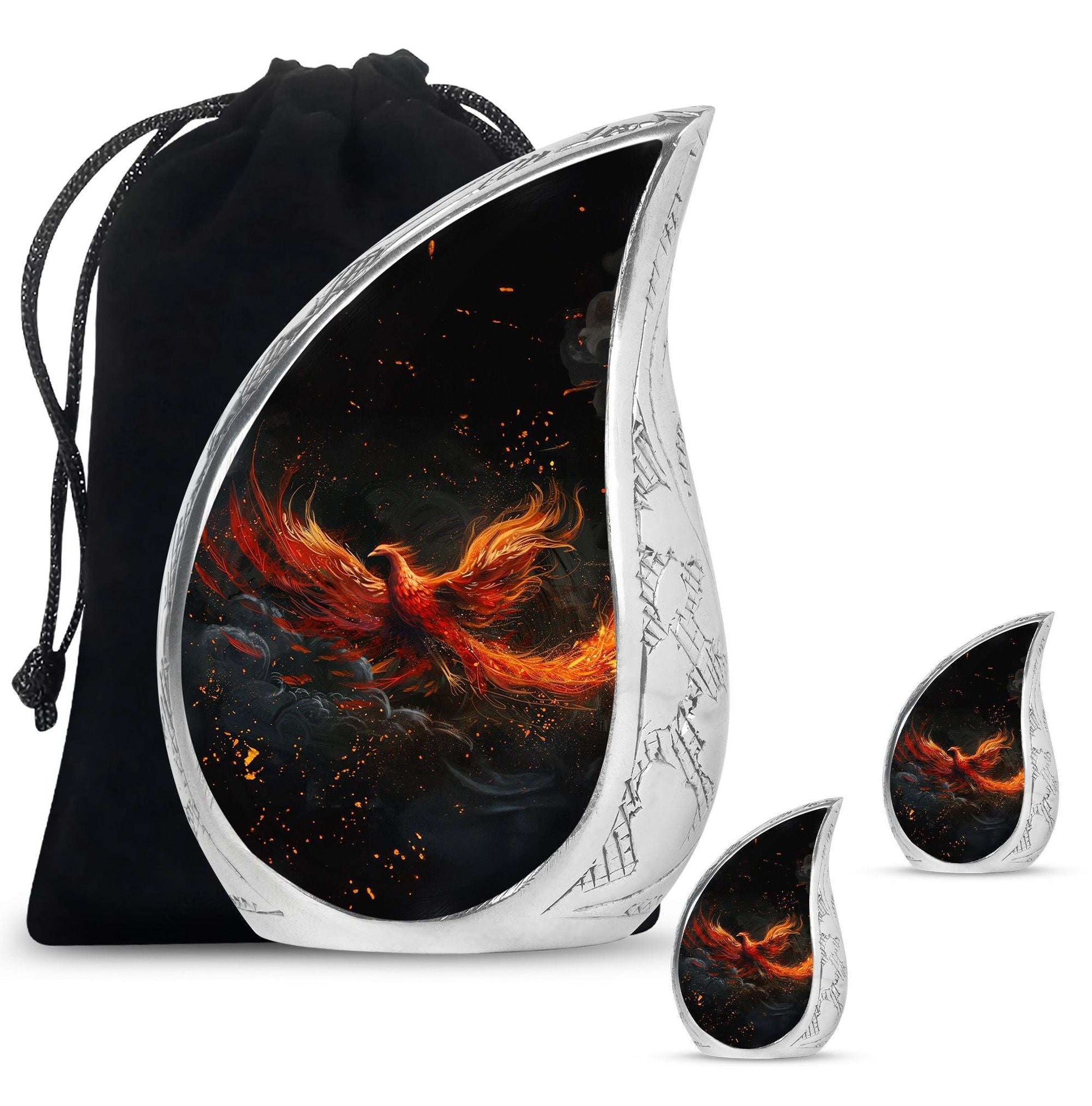 Phoenix Urn For Human Ashes - Phoenix Urn For Adult Male & Female