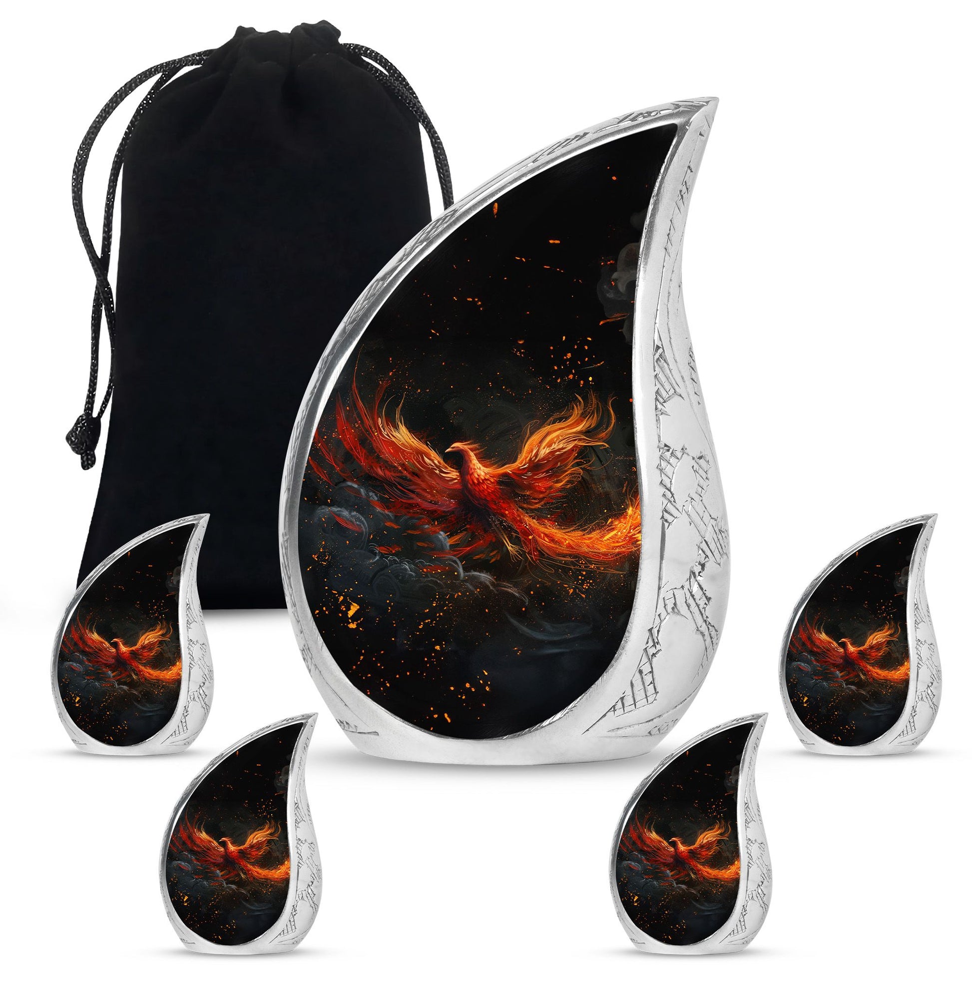 Phoenix Urn For Human Ashes - Phoenix Urn For Adult Male & Female