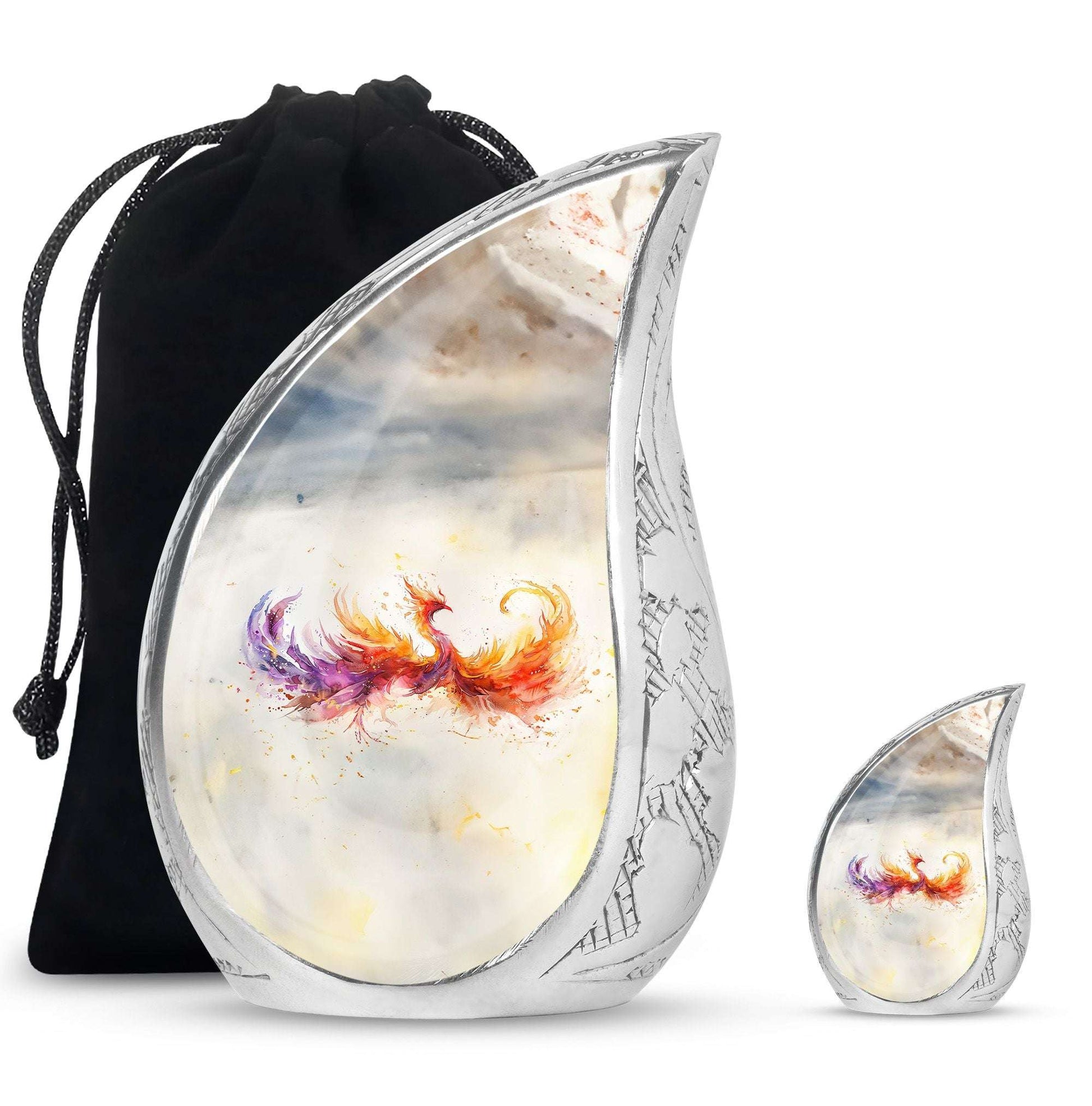 Phoenix Artwork Urns For Ashes - Phoenix Cremation Ashes Urn For Funeral