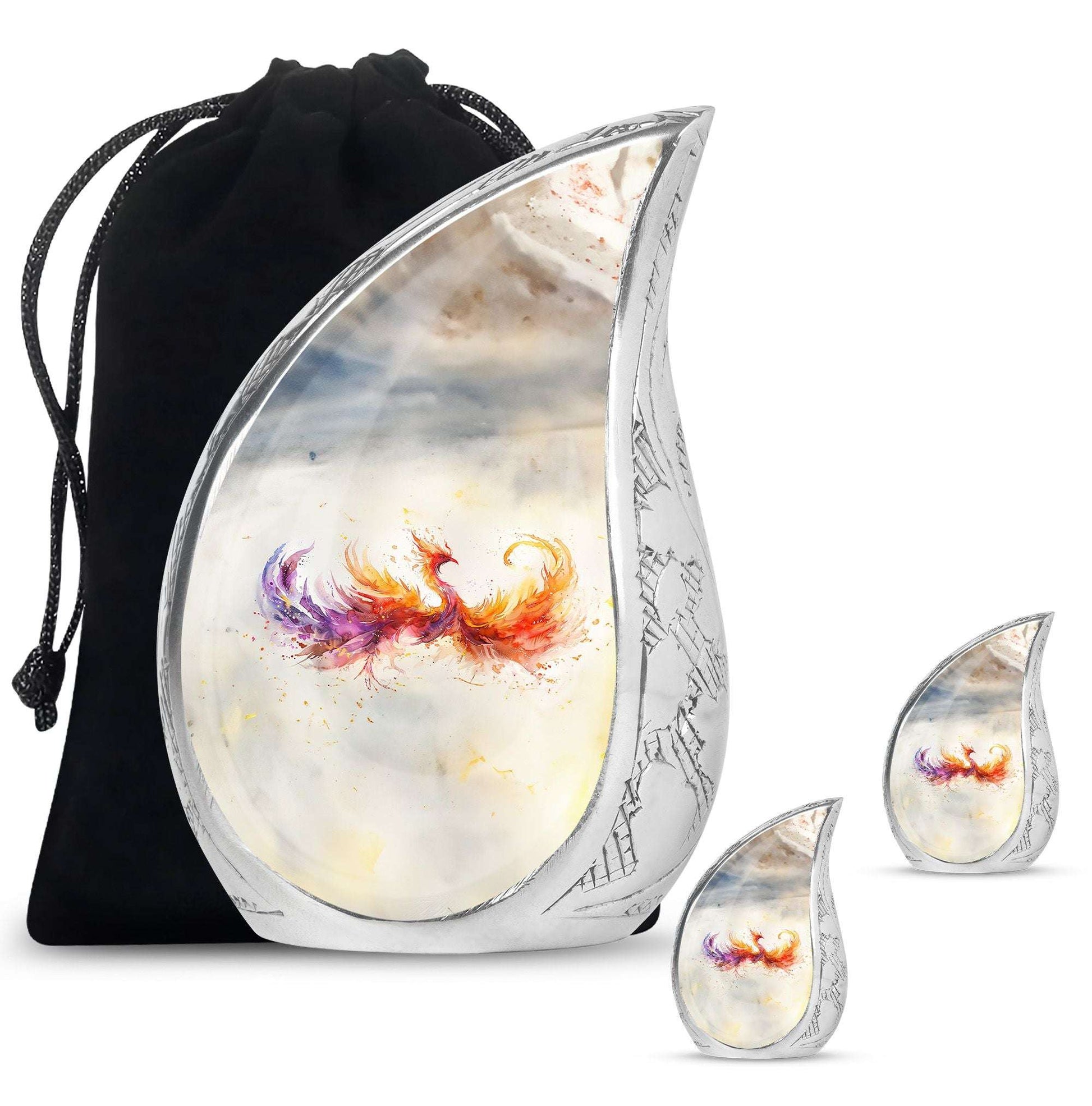 Phoenix Artwork Urns For Ashes - Phoenix Cremation Ashes Urn For Funeral