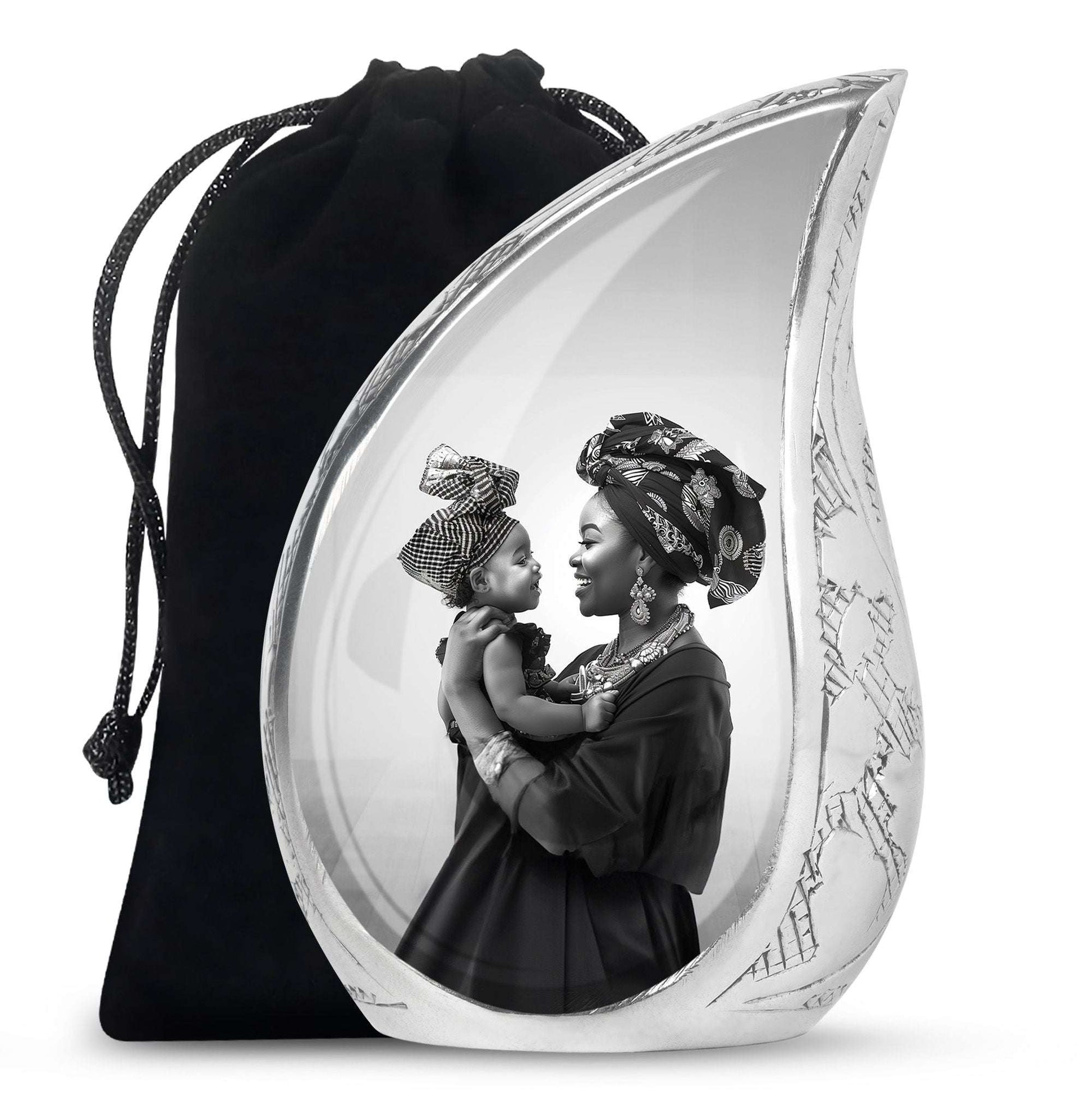 Mother's Love Urn For Human Ashes - Mother's Memorial Ashes Keepsake