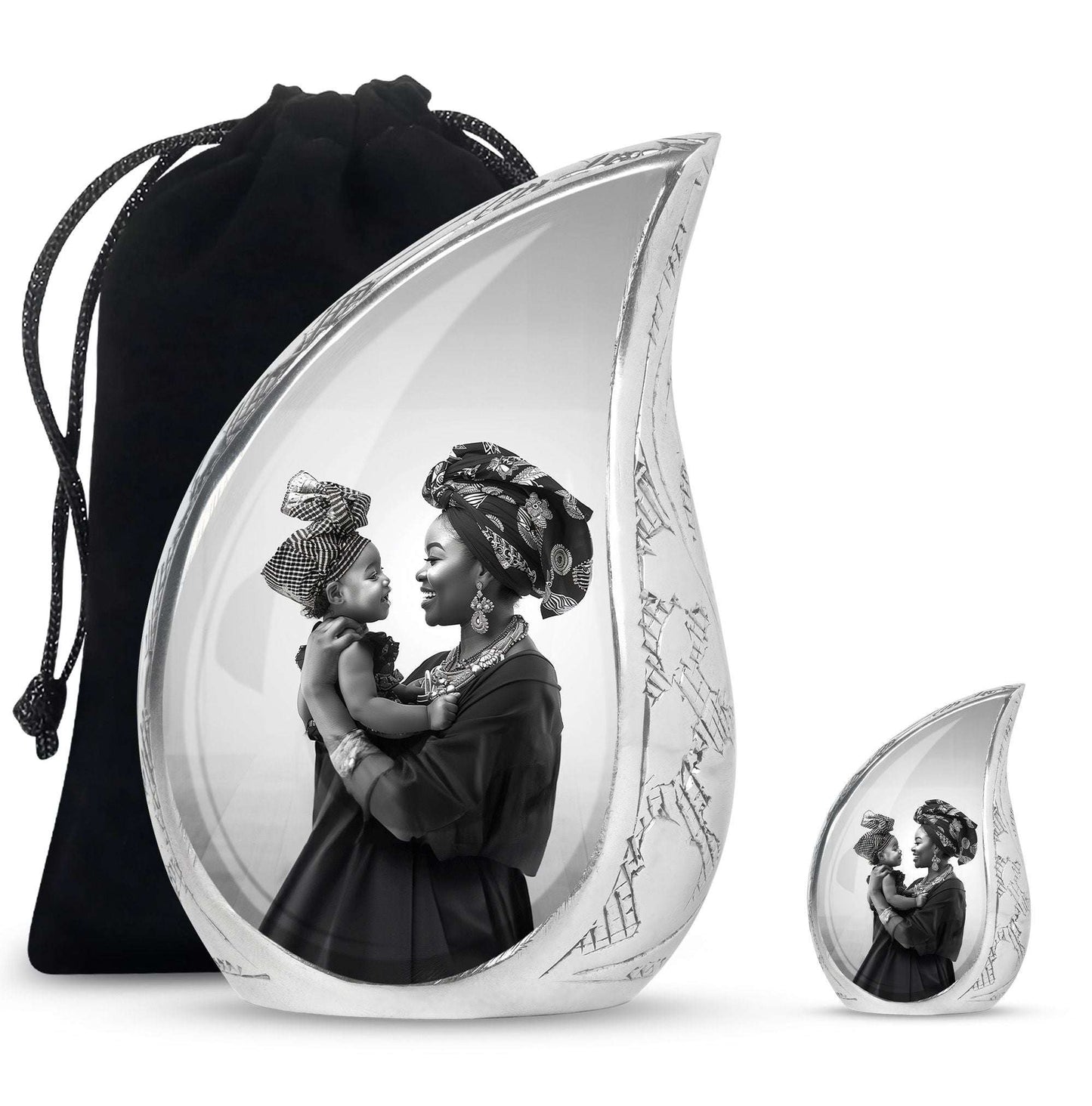 Mother's Love Urn For Human Ashes - Mother's Memorial Ashes Keepsake