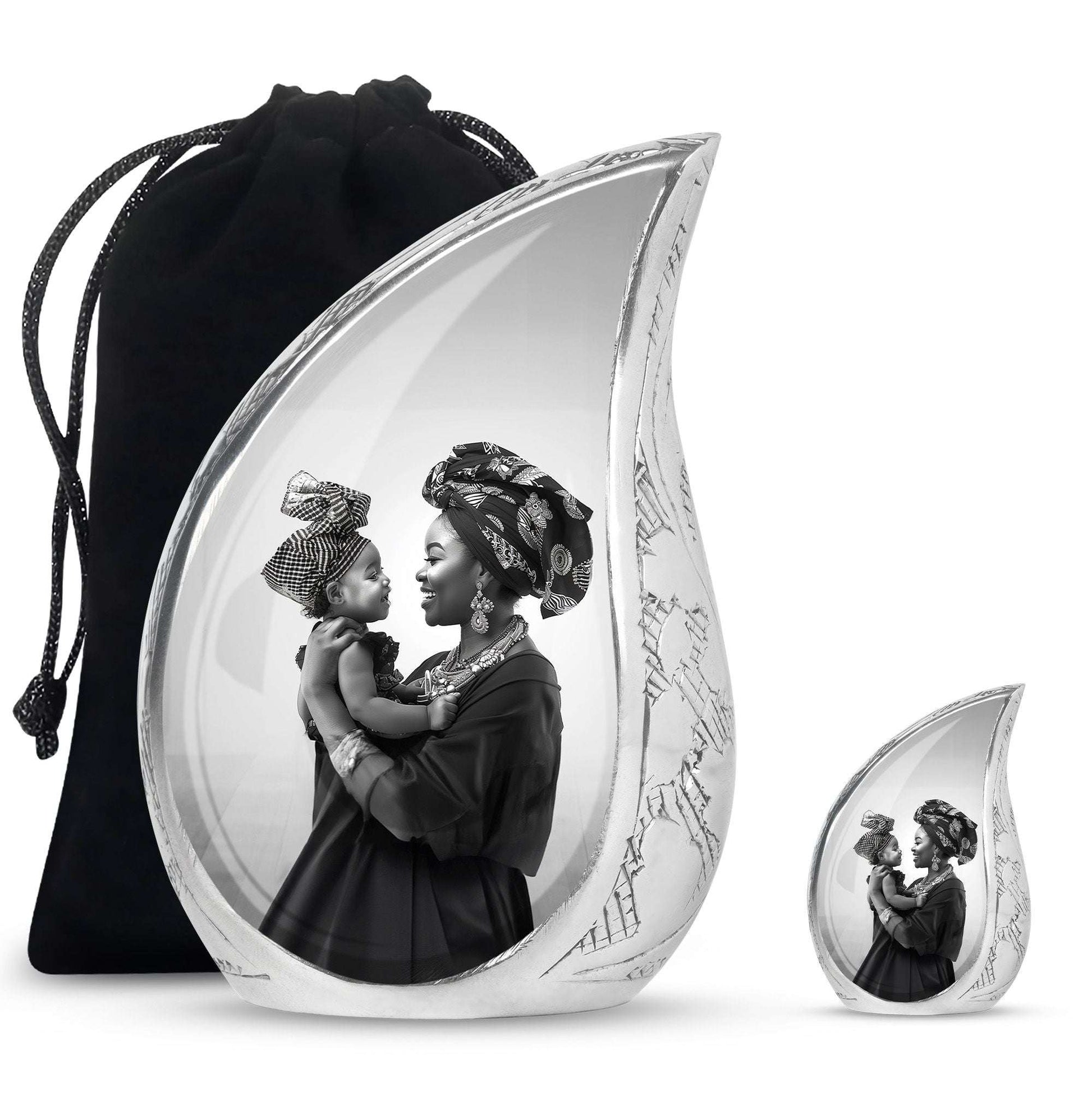 Mother's Love Urn For Human Ashes - Mother's Memorial Ashes Keepsake