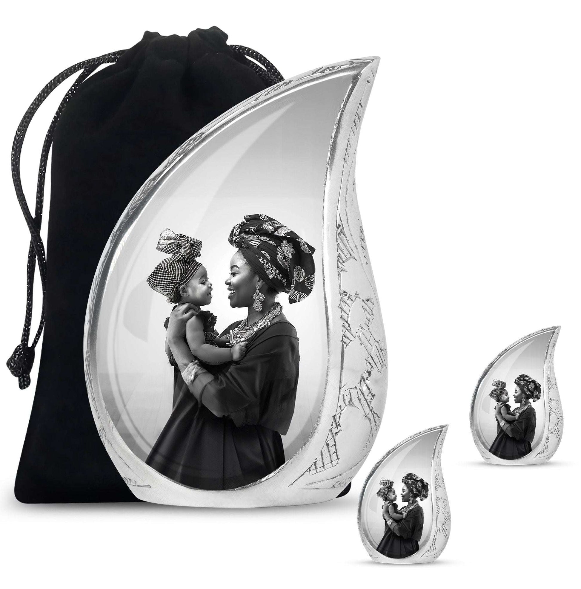 Mother's Love Urn For Human Ashes - Mother's Memorial Ashes Keepsake